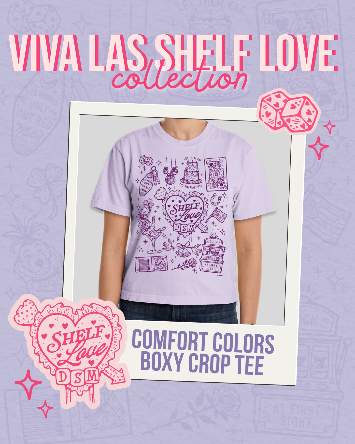 Viva Las Shelf Love Boxy Tee (PRE-ORDER)