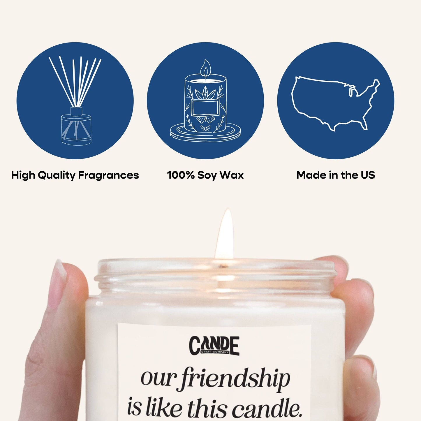 But Daddy, I Love Him Candle: Amber Blush