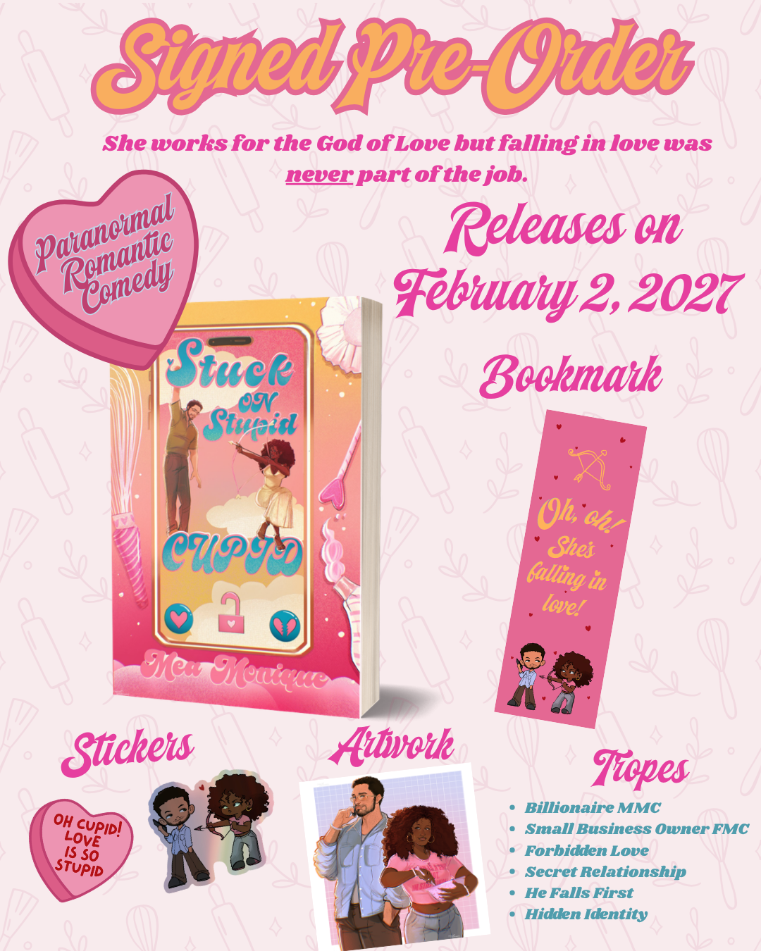 Stuck on Stupid Cupid | SIGNED PRE-ORDER WITH SWAG (released Feb 2, 2027)