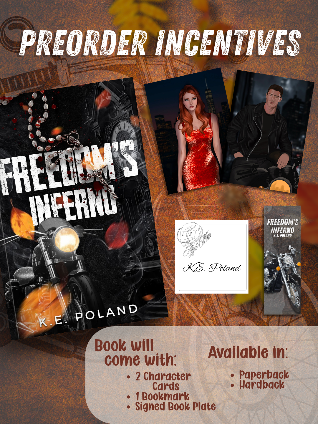 Freedom’s Inferno: A Dark Romance | PRE-ORDER WITH SWAG (released Oct 1, 2026)