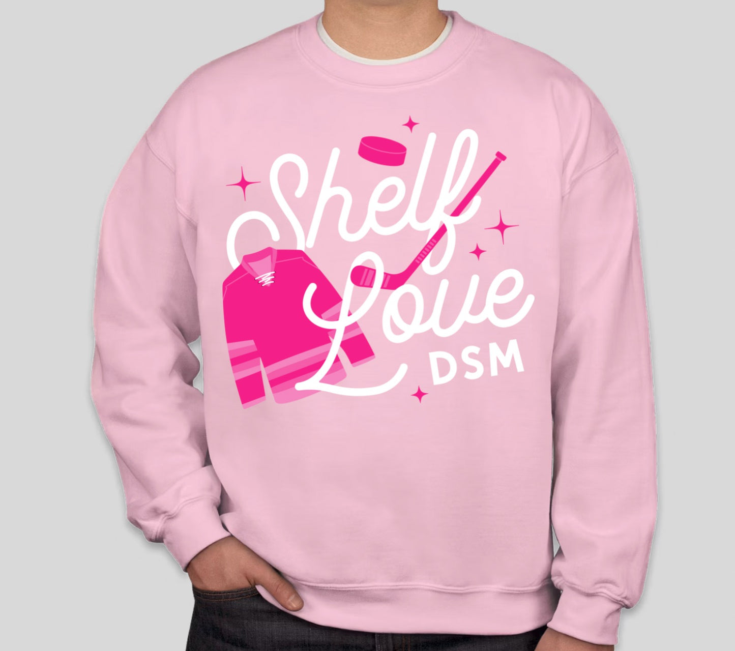 Shelf Love DSM Hockey Slapshot Crew | PRE-ORDER (to be picked up/shipped after Hockey Romance Night on Oct 24, 2026)