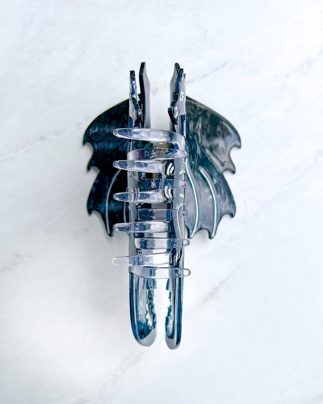 Black Dragon Hair Claw Clip
