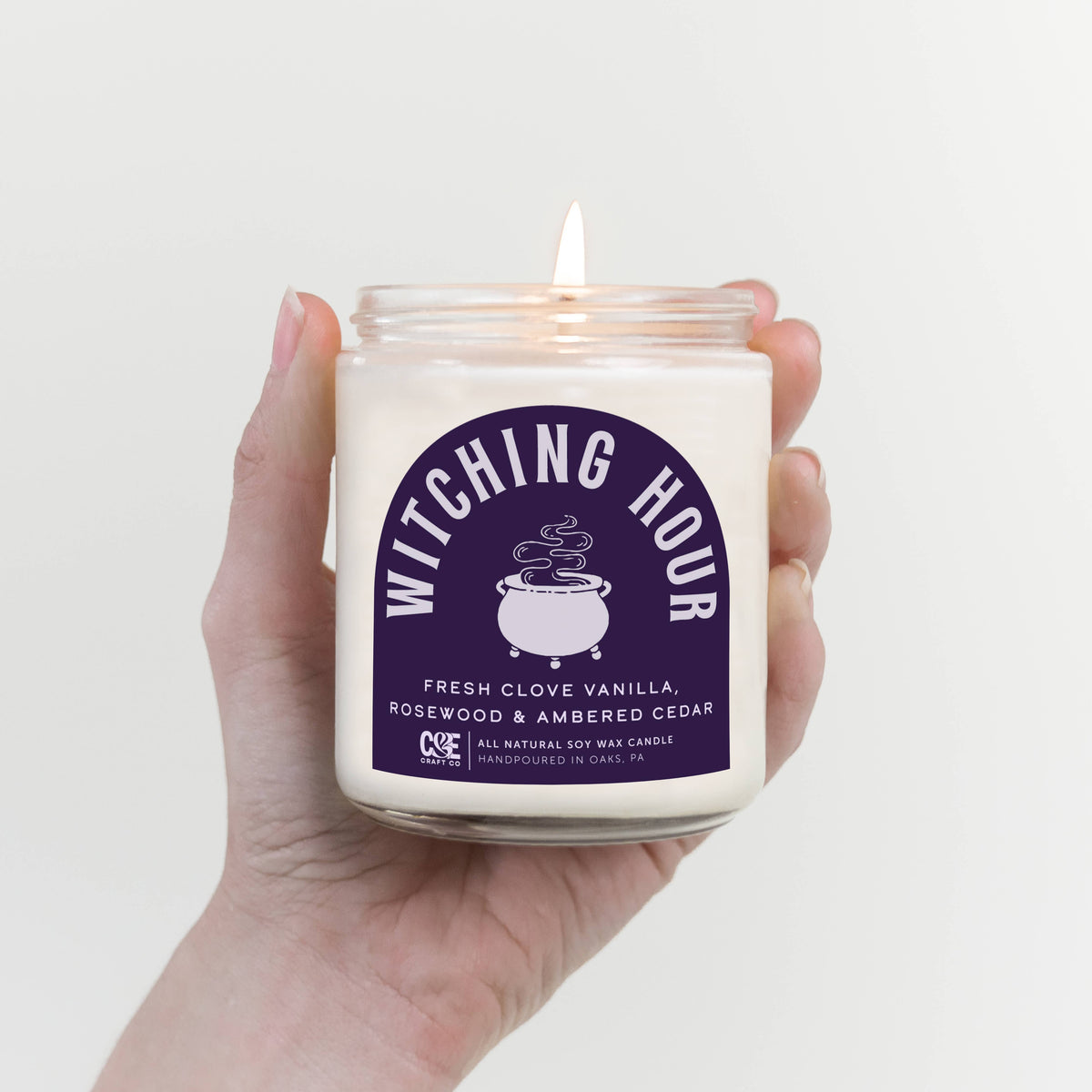 Witching Hour Scented Candle: 8 oz Candle