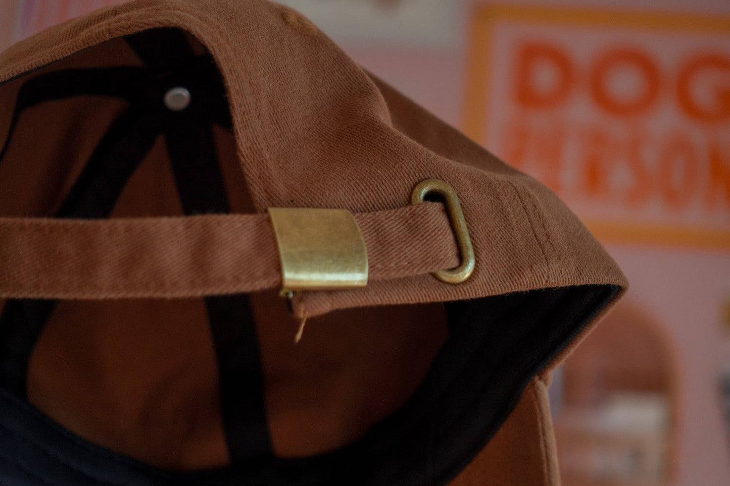 Brown "Book Lover" Baseball Hat