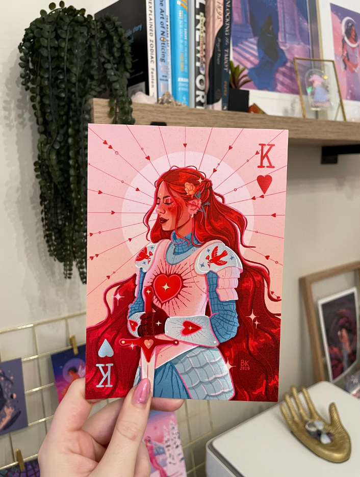 King of Hearts Print : 11x14