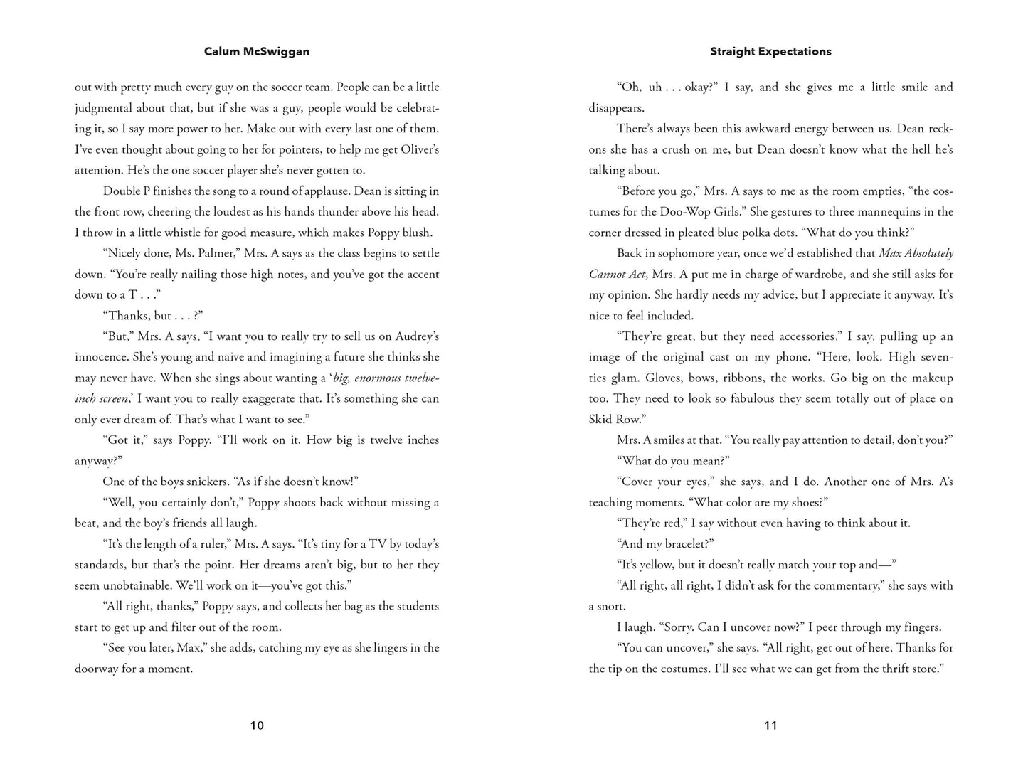Straight Expectations by Calum McSwiggan