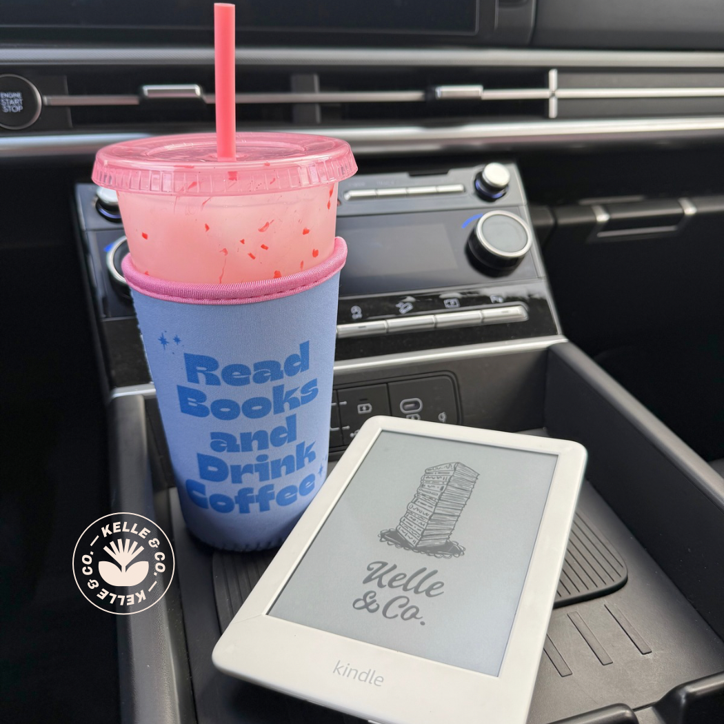“Read books and drink coffee” Coffee Sleeve