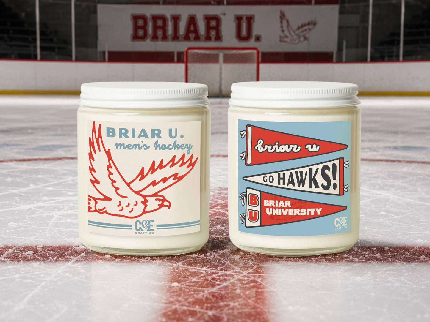 Briar U Pennants Candle - Off Campus: Amber Blush / Standard