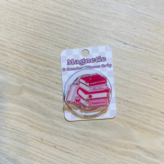 "Enemies to Lovers" Books E-Reader, Phone Grip for all Devices (Adhesive)