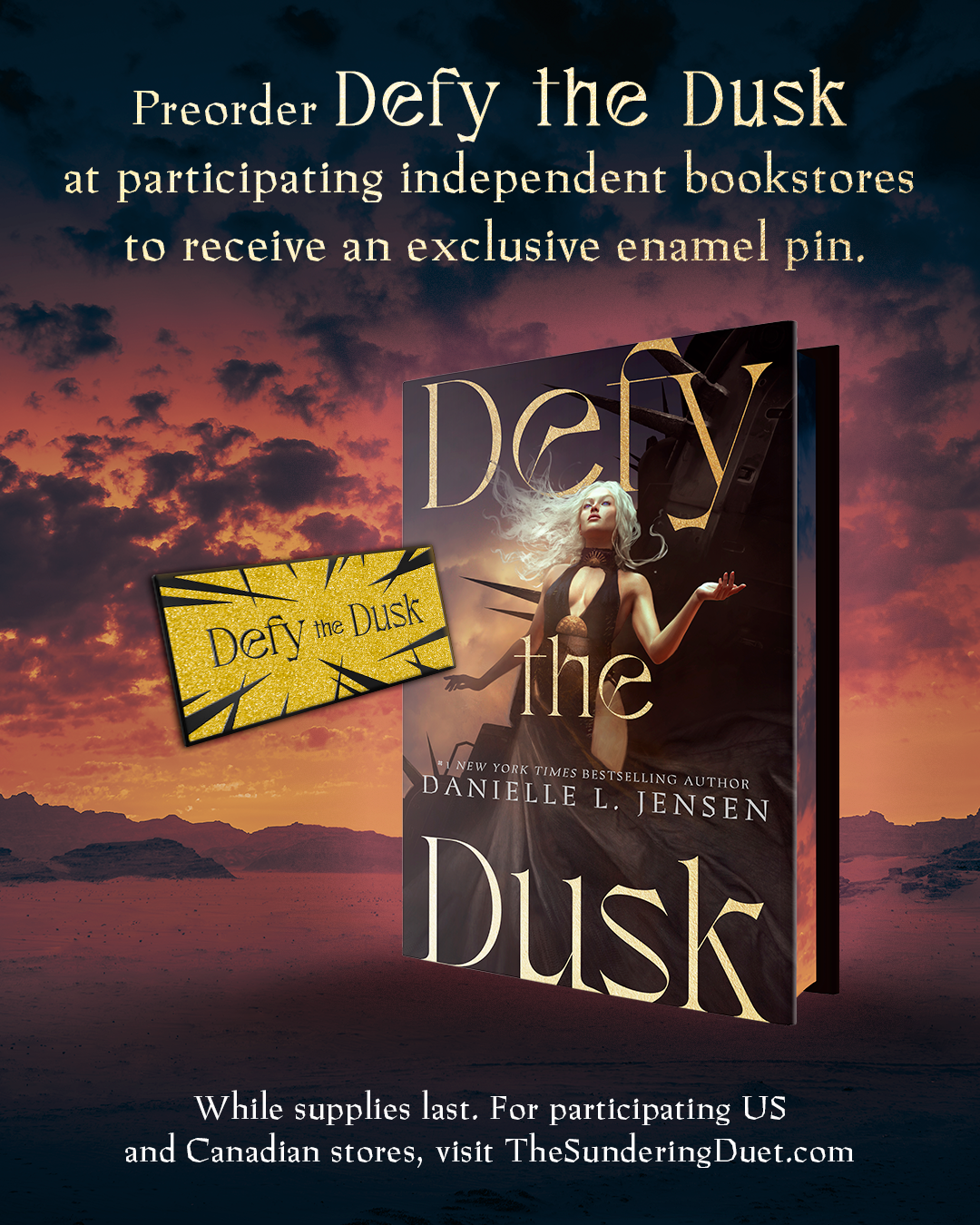 Defy the Dusk: Book One of The Sundering Duet | PRE-ORDER (released Nov 3, 2026)