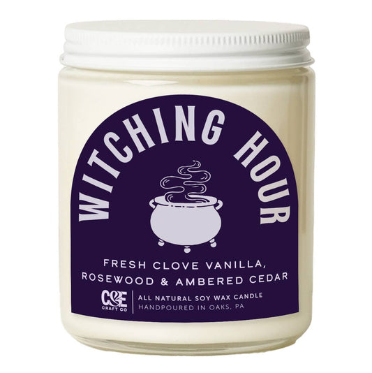 Witching Hour Scented Candle: 8 oz Candle