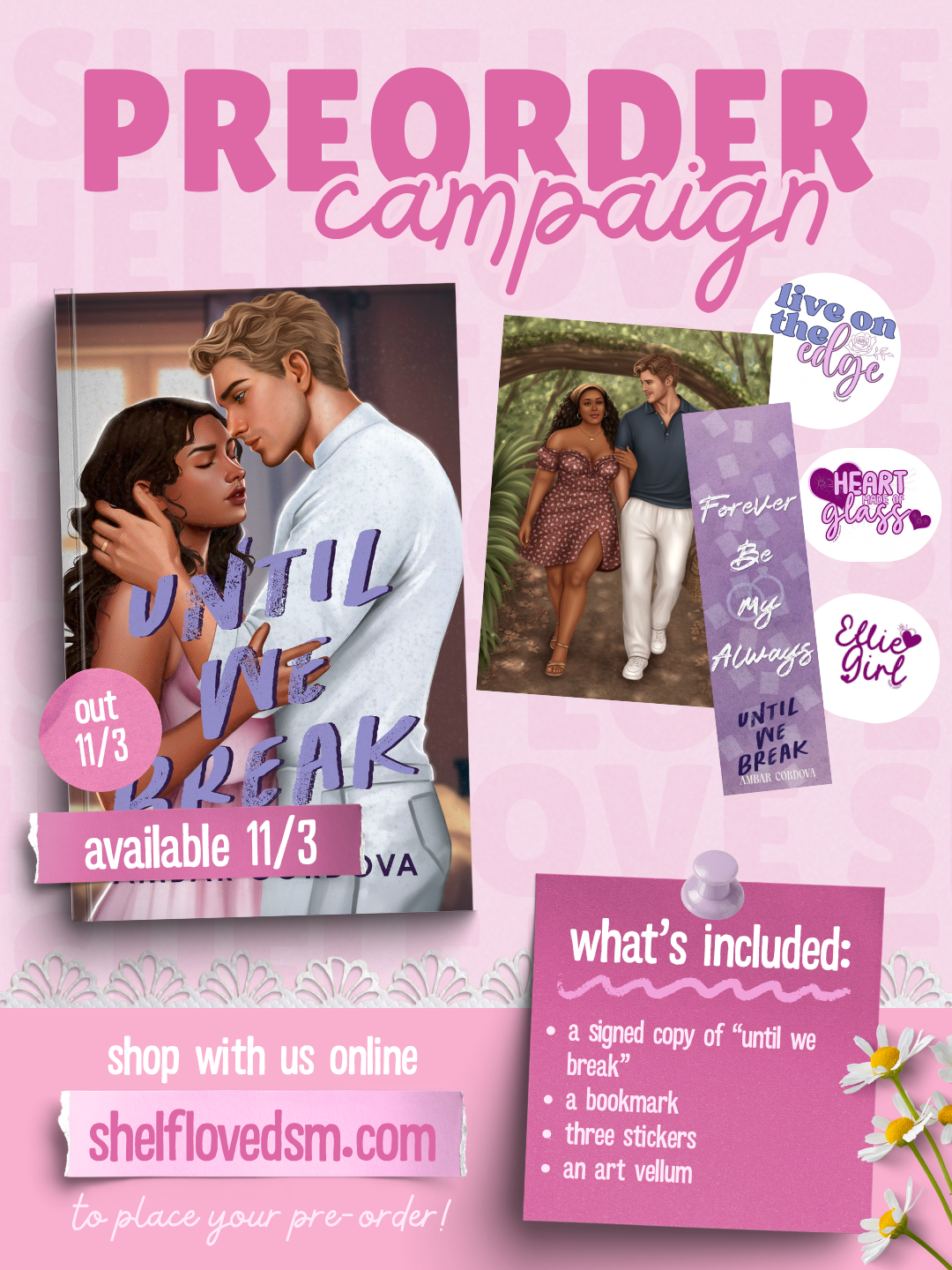 Until We Break | SIGNED PRE-ORDER WITH SWAG (released Nov 3, 2026)