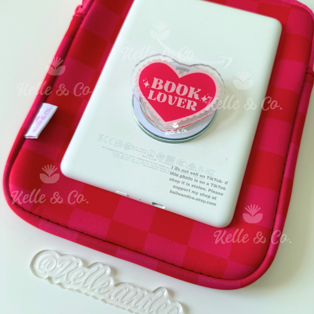 Coquette "Book Lover" MagSafe Kindle Grip (adhesive)