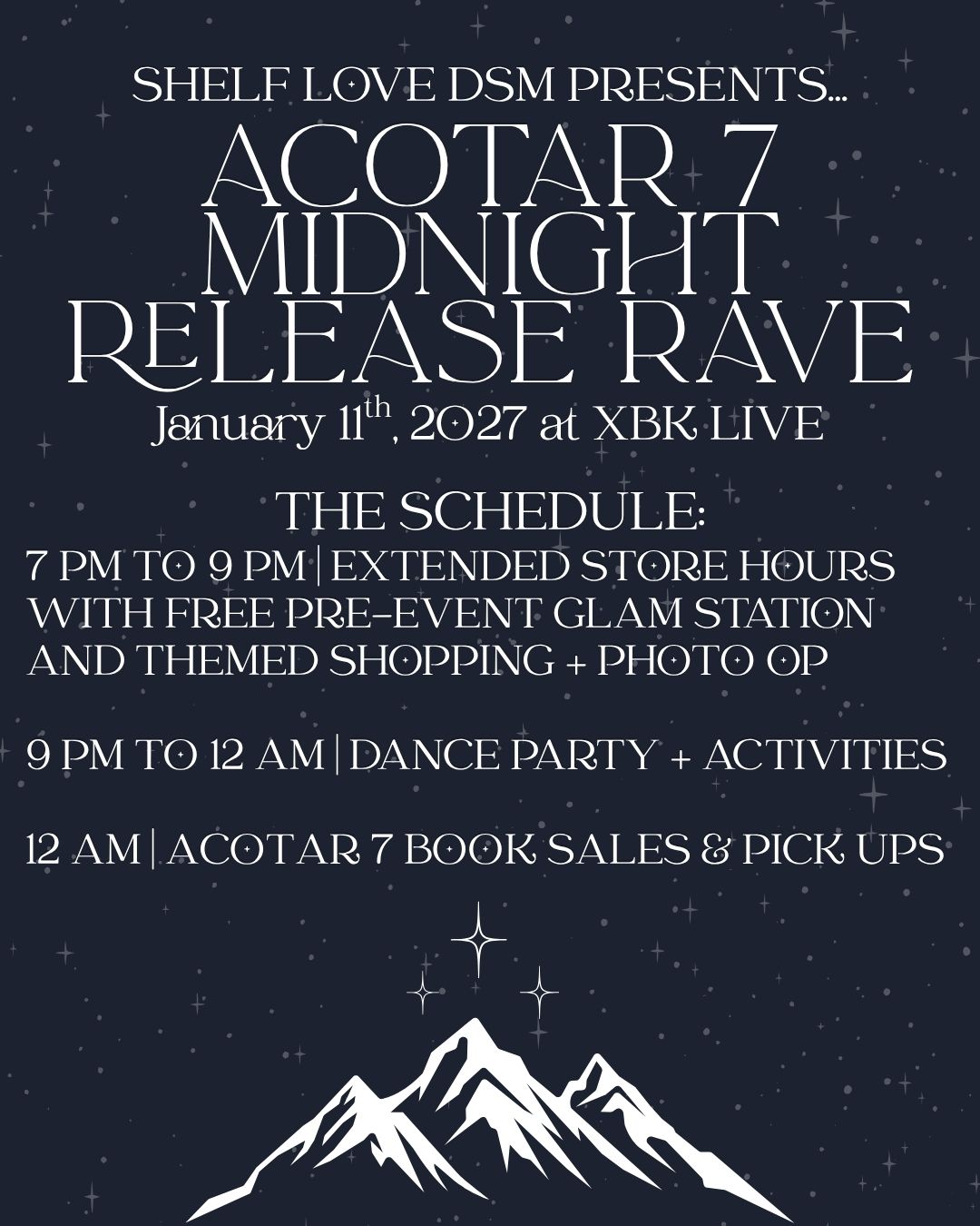ACOTAR 7 Midnight Release Rave (18+)