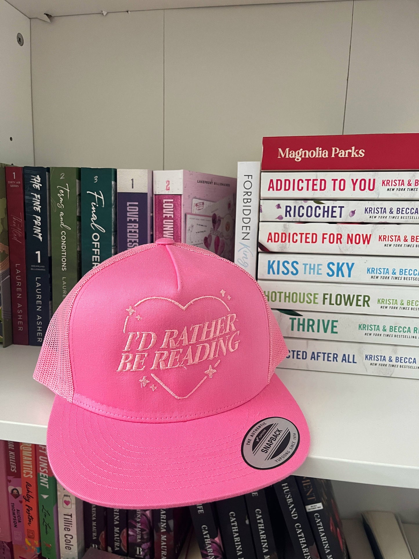 Rather Be Reading Trucker Hat- Bookish Hat