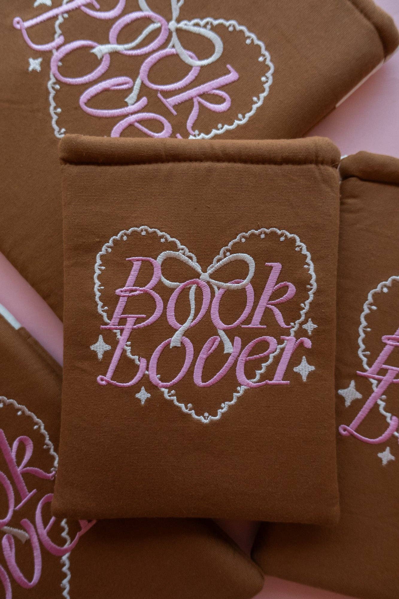 Book Lover Embroidered Book/Kindle Sleeve: Book Sleeve