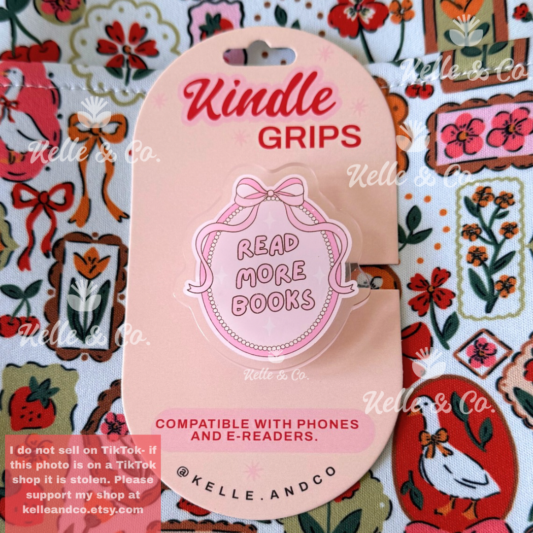 "Read more books" Kindle Grip (Adhesive)