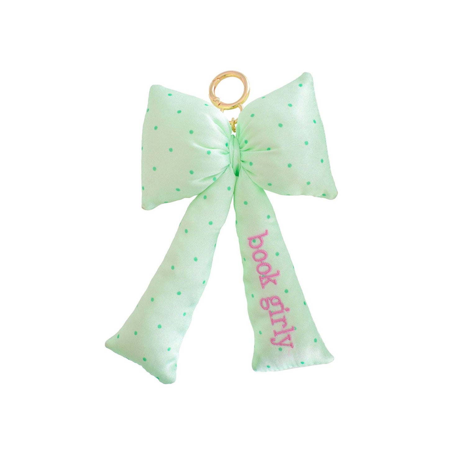 Book Girly Bow Bag Charm