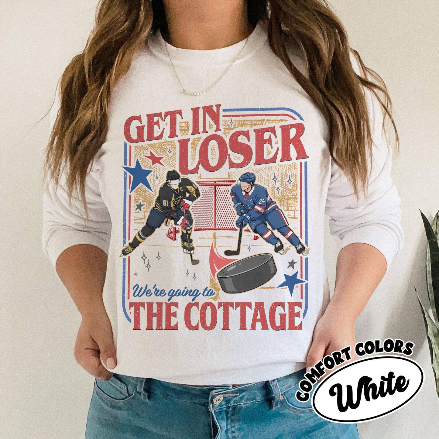Get In Loser Comfort Colors Shirt T-shirt (Ivory)