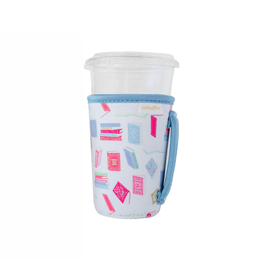 Book Club Themed Beverage Sleeve - Medium