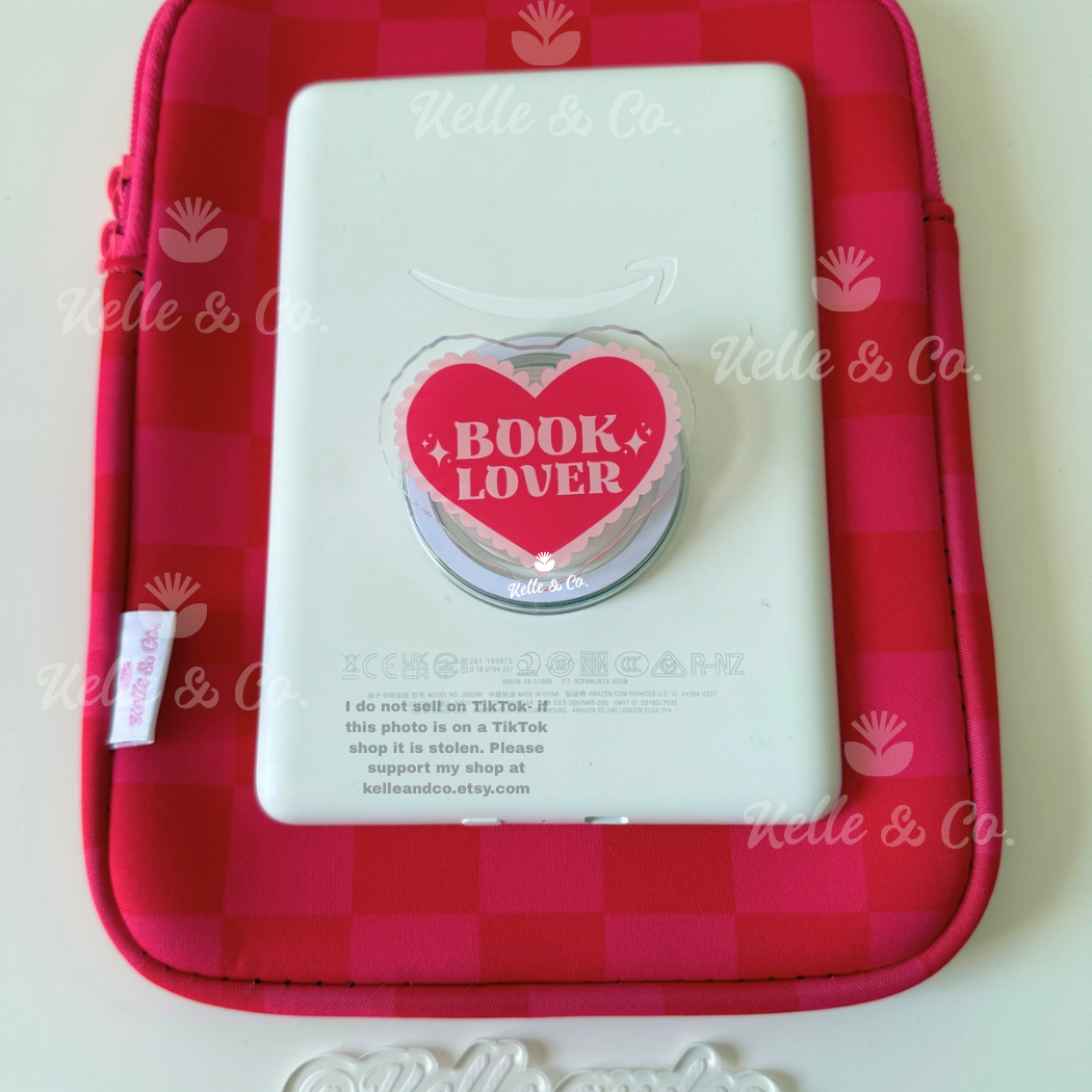 Coquette "Book Lover" MagSafe Kindle Grip (adhesive)
