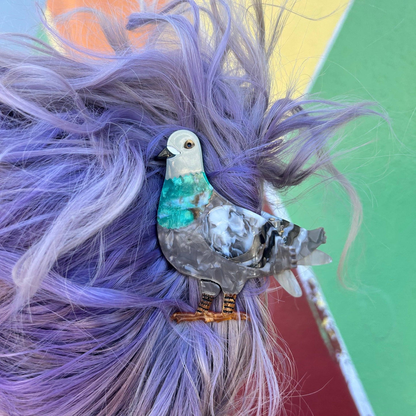 Pigeon Hair Claw Clip