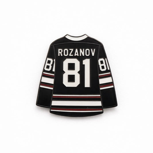 Heated Rivalry “ROZANOV” #81 Jersey Enamel Pin