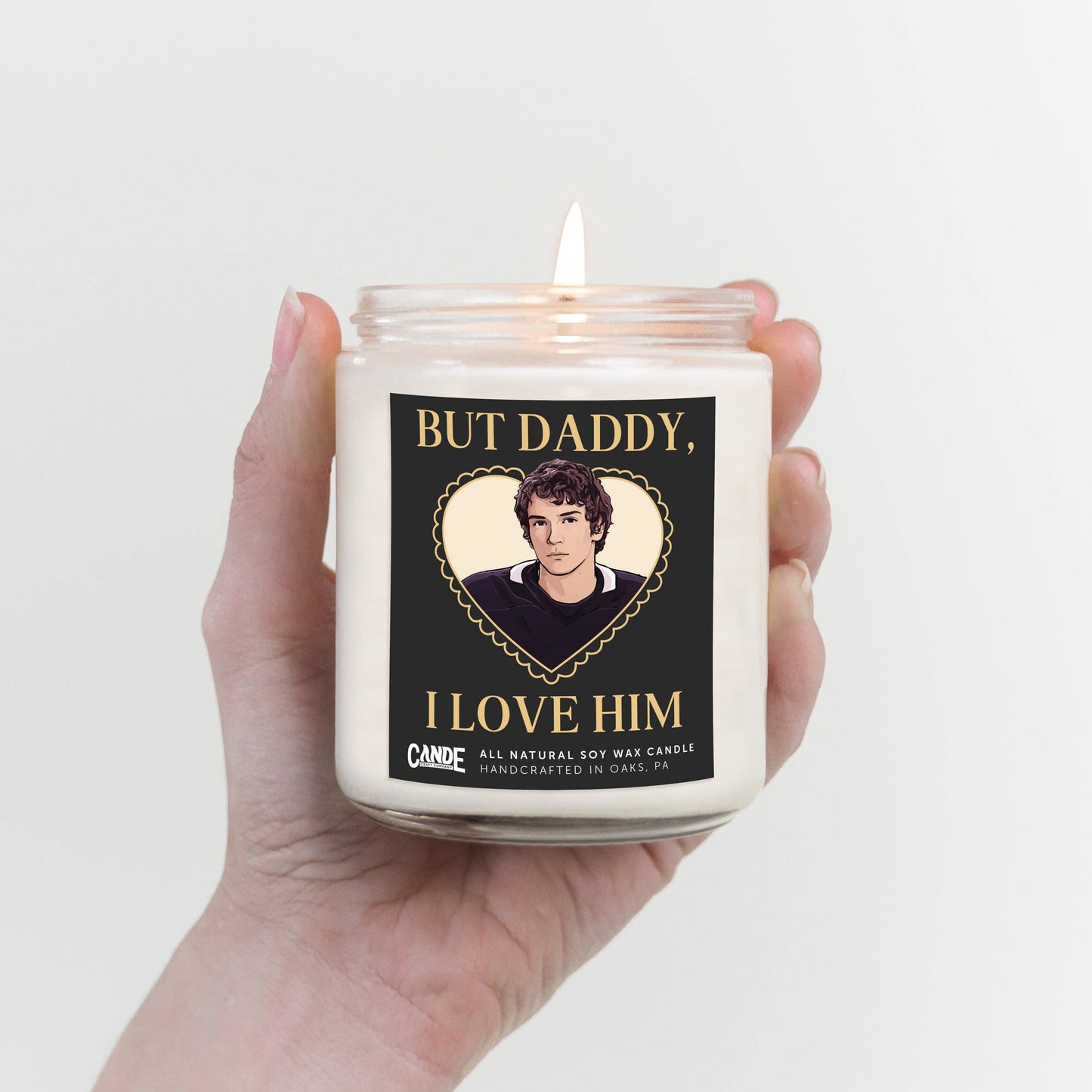 But Daddy, I Love Him Candle: Amber Blush