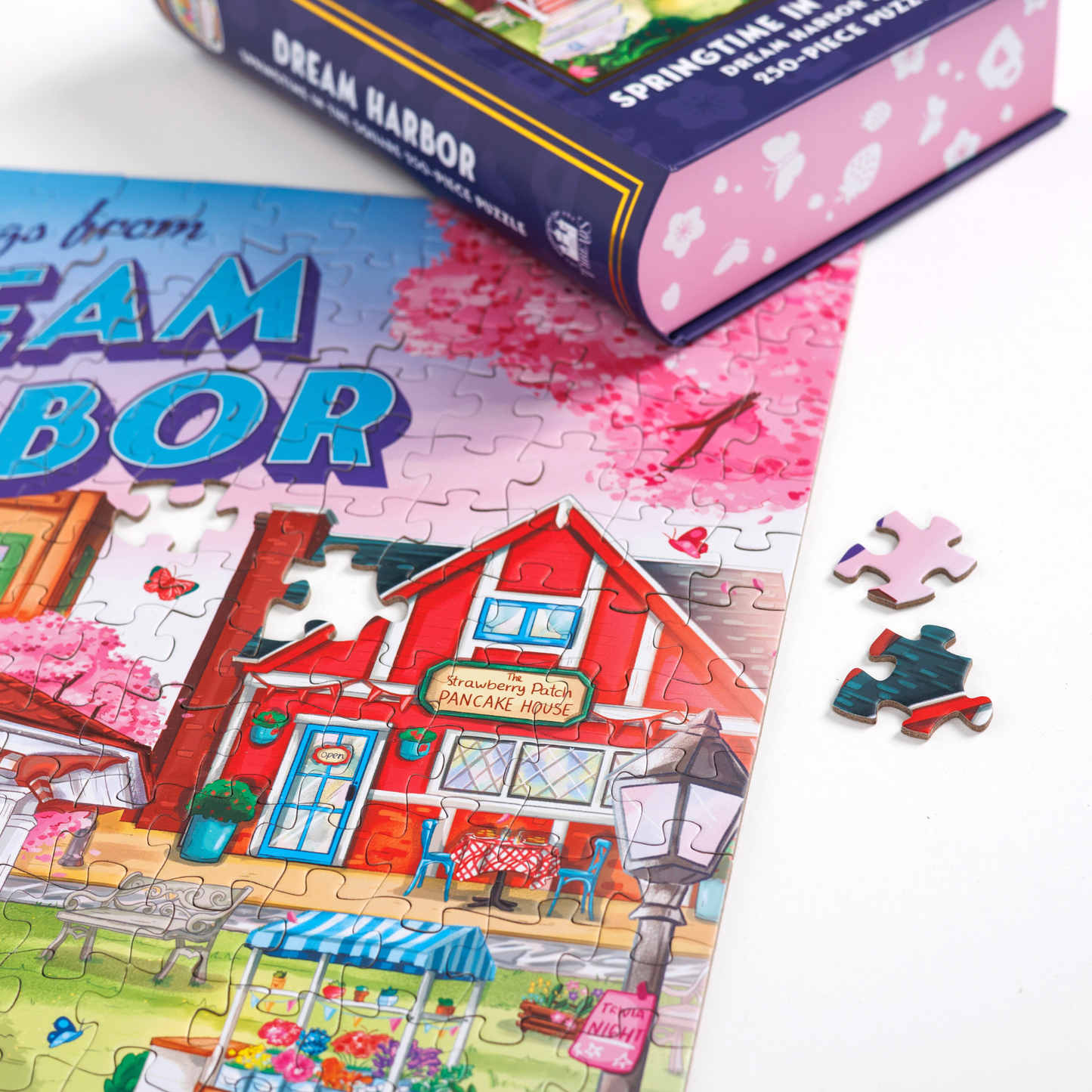 Springtime in the Square Keepsake Puzzle | Dream Harbor