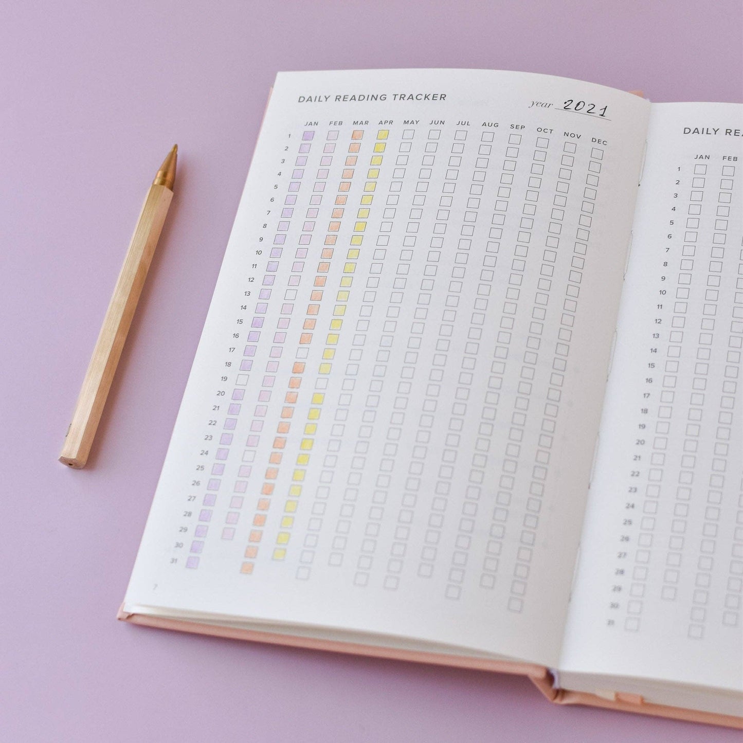 Blush Reading Journal (Avid Reader)