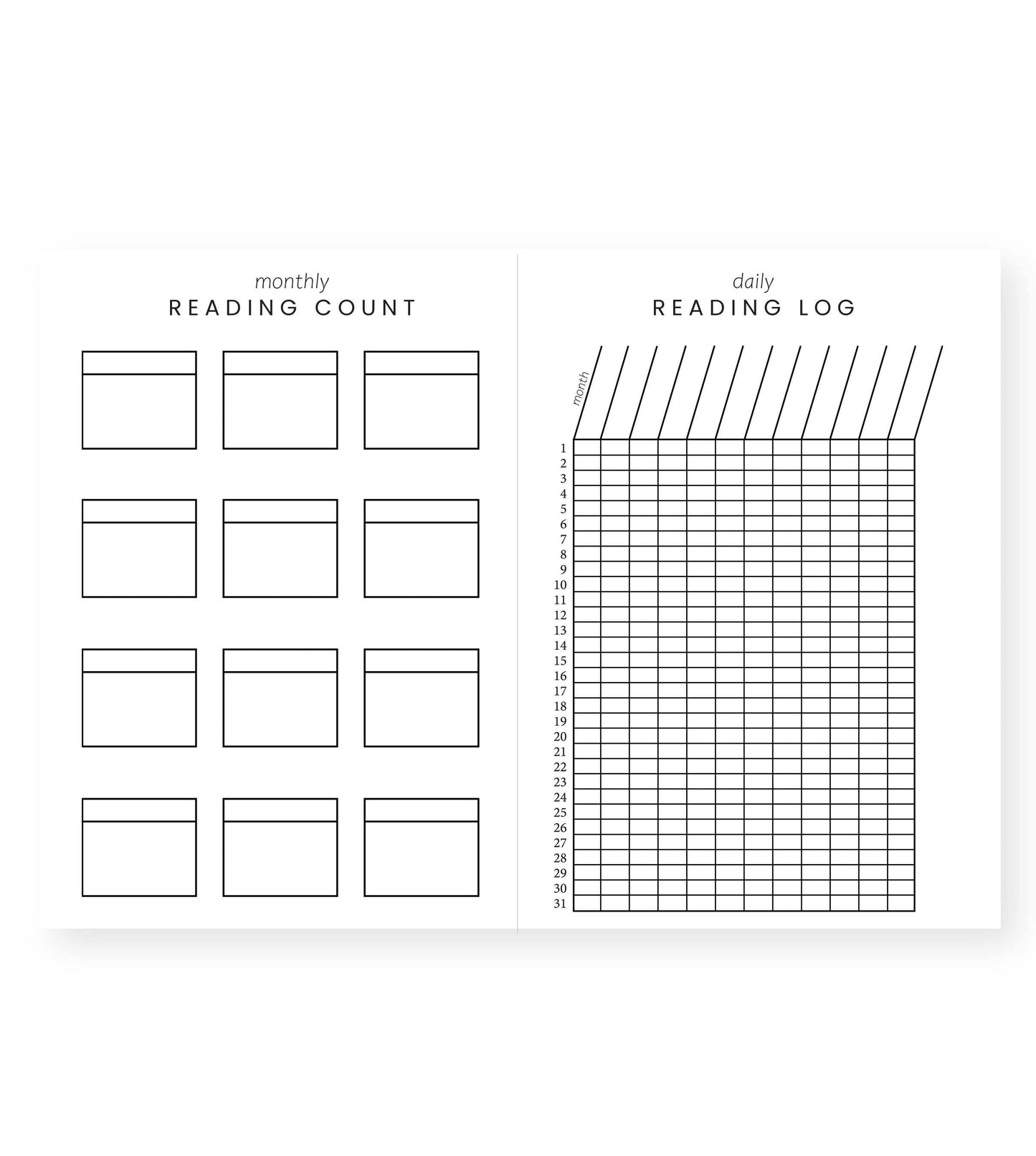 Navy Linda Tong Book/Reading Journal