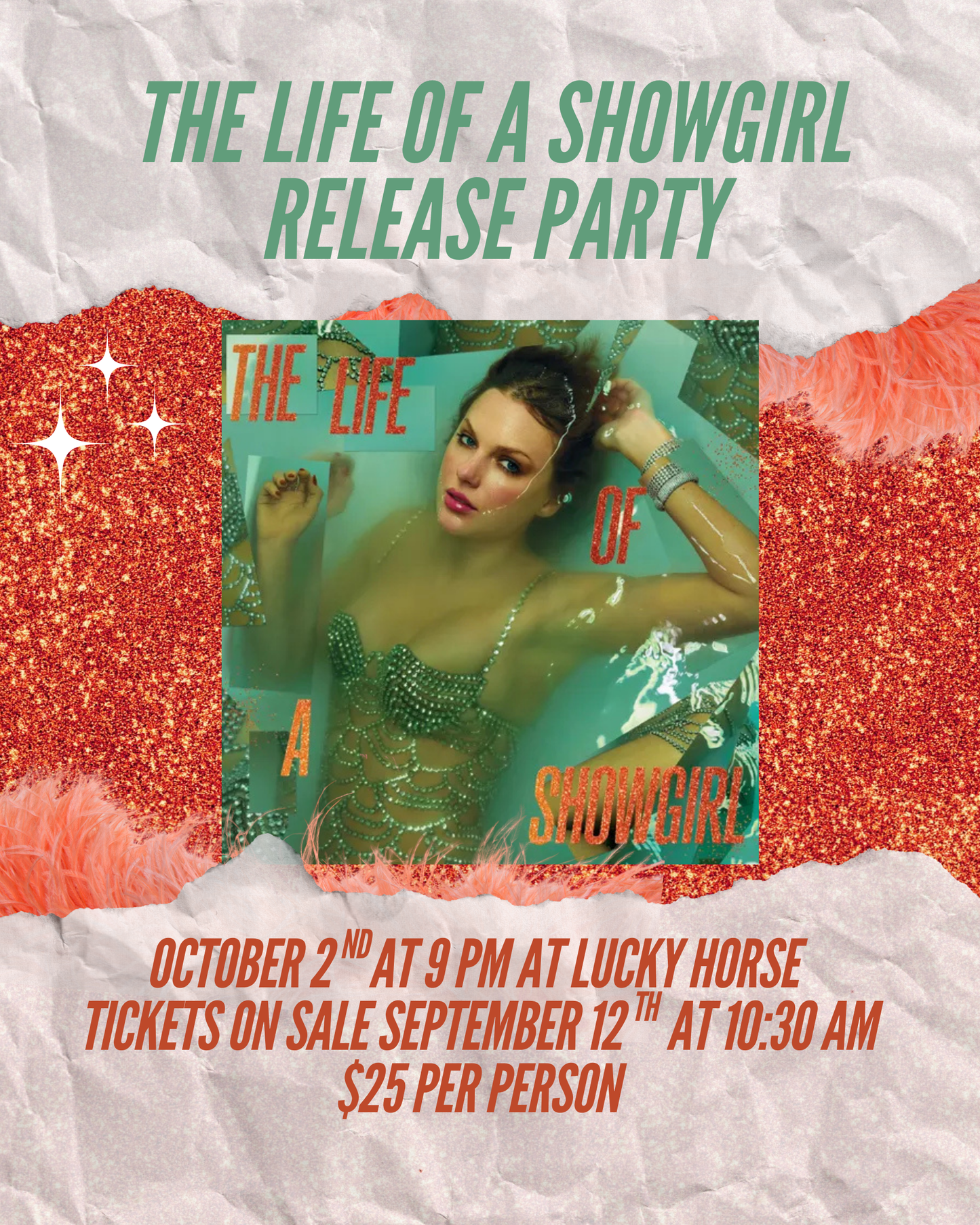 The Life of a Showgirl Release Party | 21+ Only