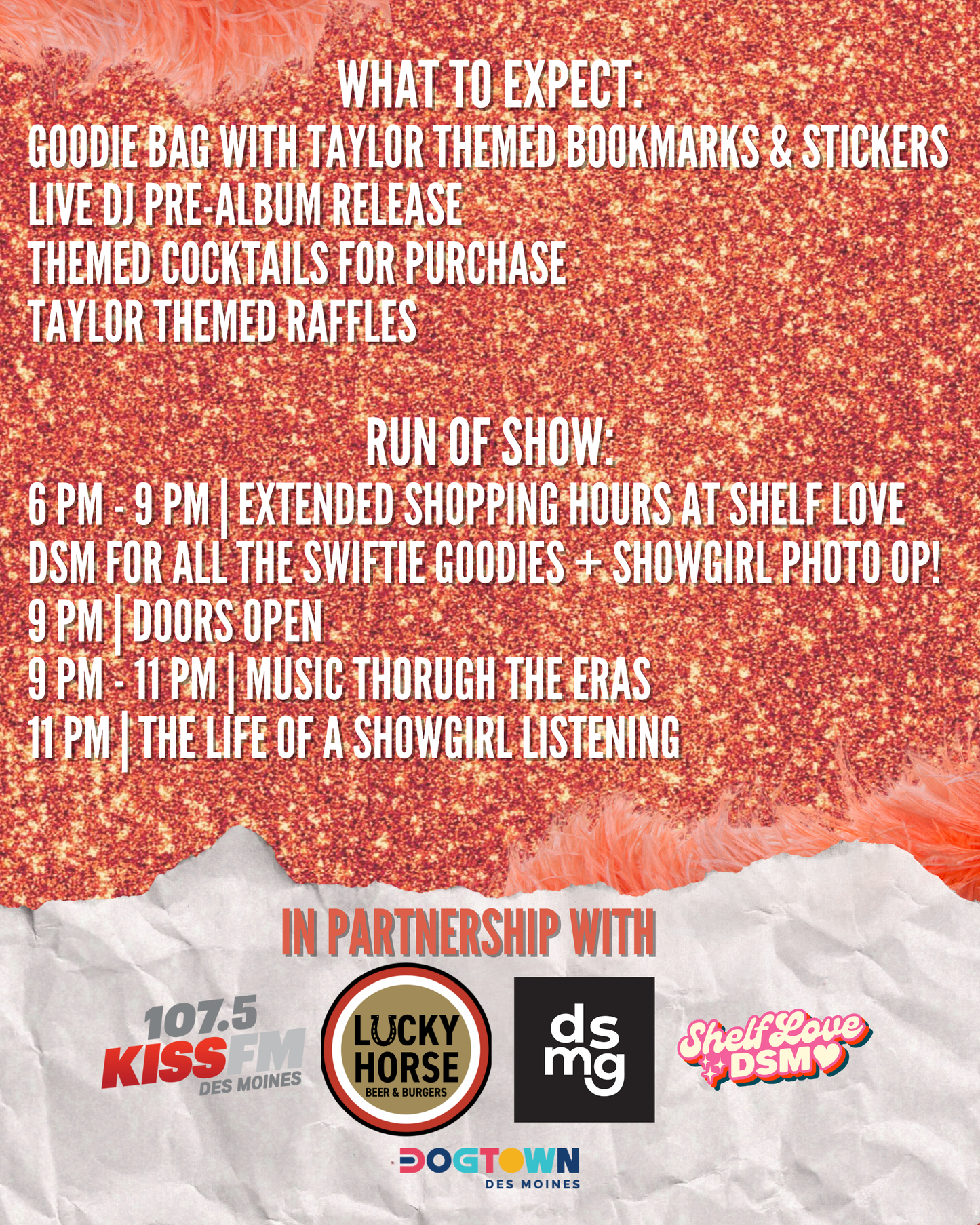 The Life of a Showgirl Release Party | 21+ Only