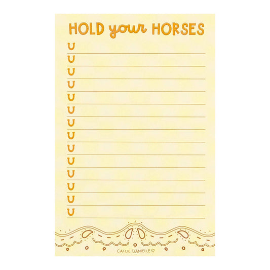 Hold Your Horses Southern Notepad