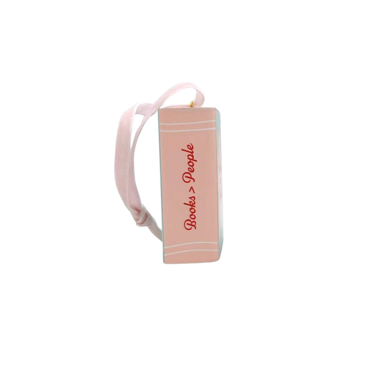 Books Over People Christmas Ornament