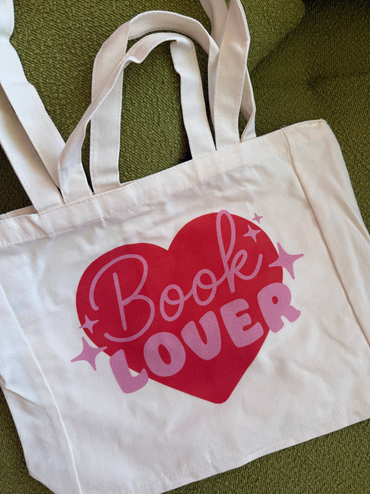 Book Lover Canvas Bag