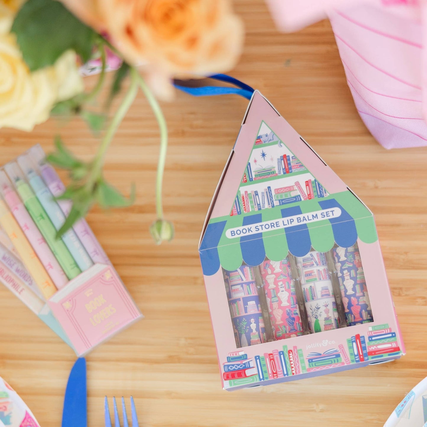 Book Club Book Store Lip Balm Set