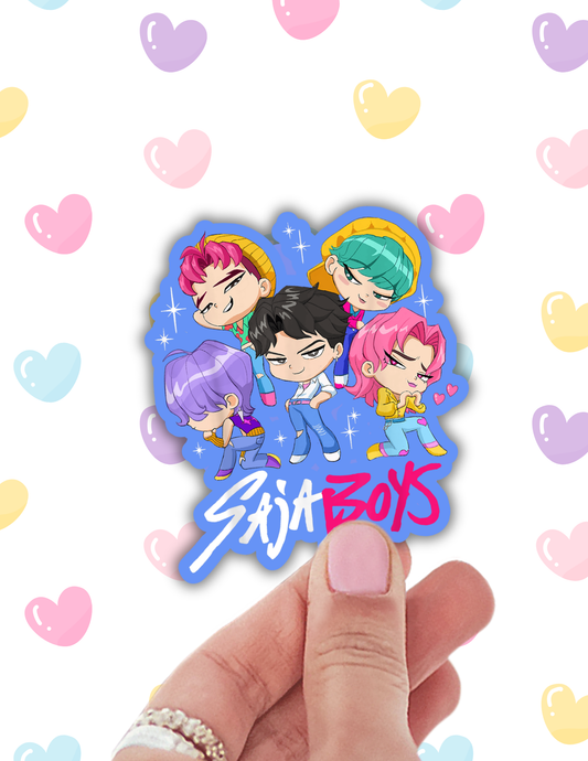 K pop boy band sticker, k pop trendy stickers, laptop decals