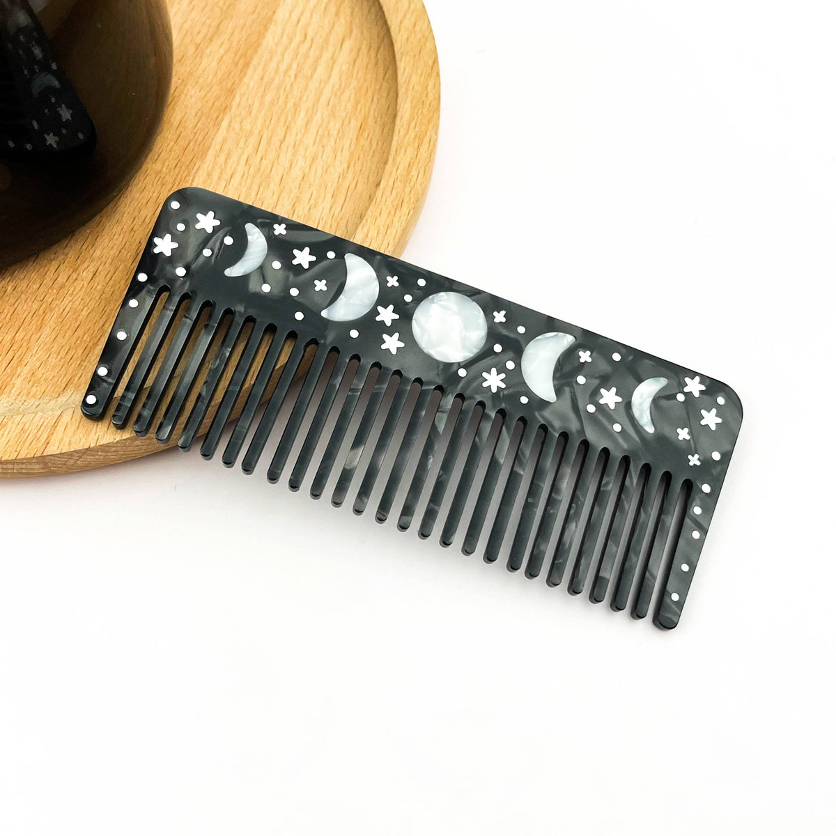 Black Starry Night Hair Claw