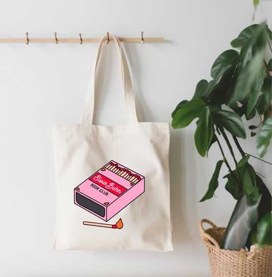 Slow Burn Book Club Canvas Tote Bag