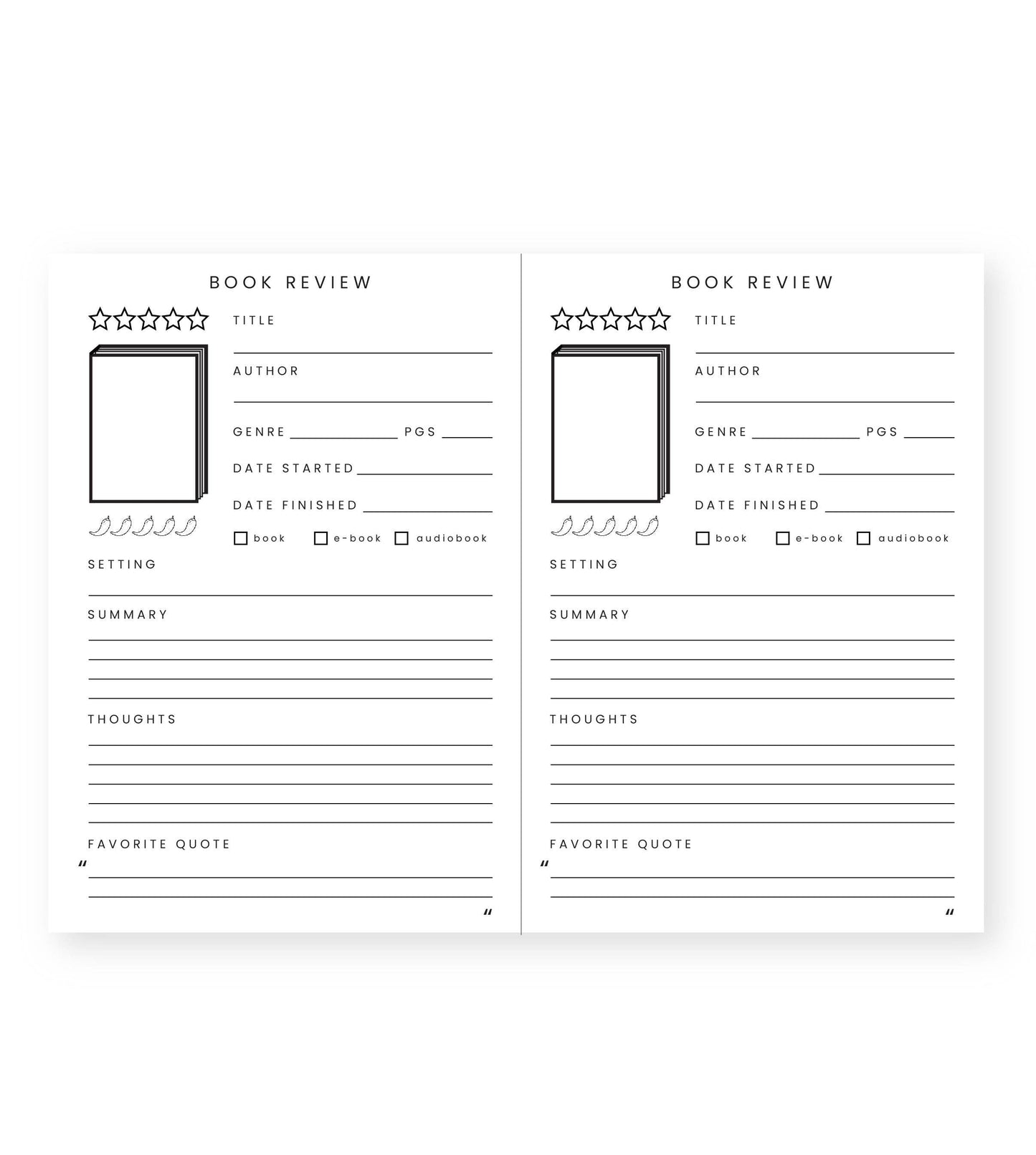 Navy Linda Tong Book/Reading Journal