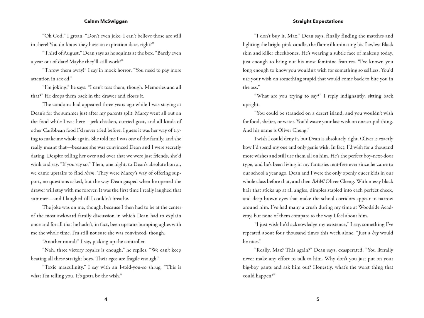 Straight Expectations by Calum McSwiggan