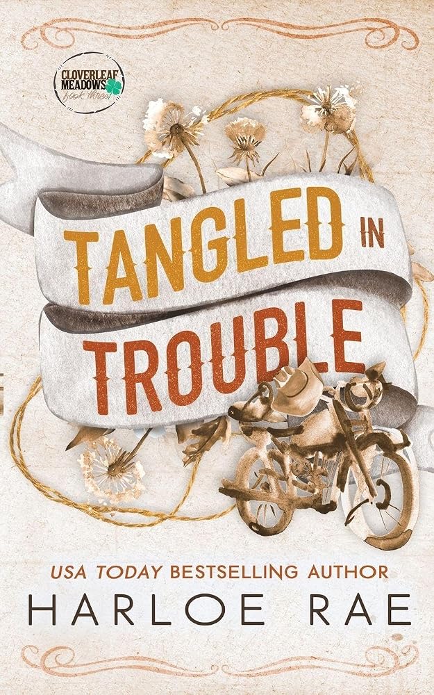 Tangled in Trouble: A Grumpy Single Dad Small Town Standalone (Cloverleaf Meadows) cover image