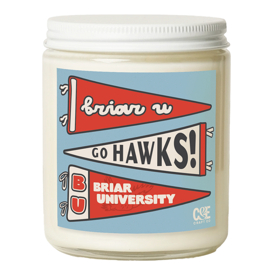 Briar U Pennants Candle - Off Campus: Amber Blush / Standard