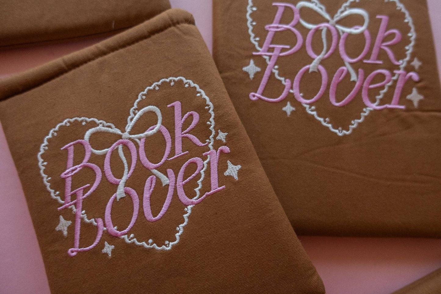 Book Lover Embroidered Book/Kindle Sleeve: Book Sleeve