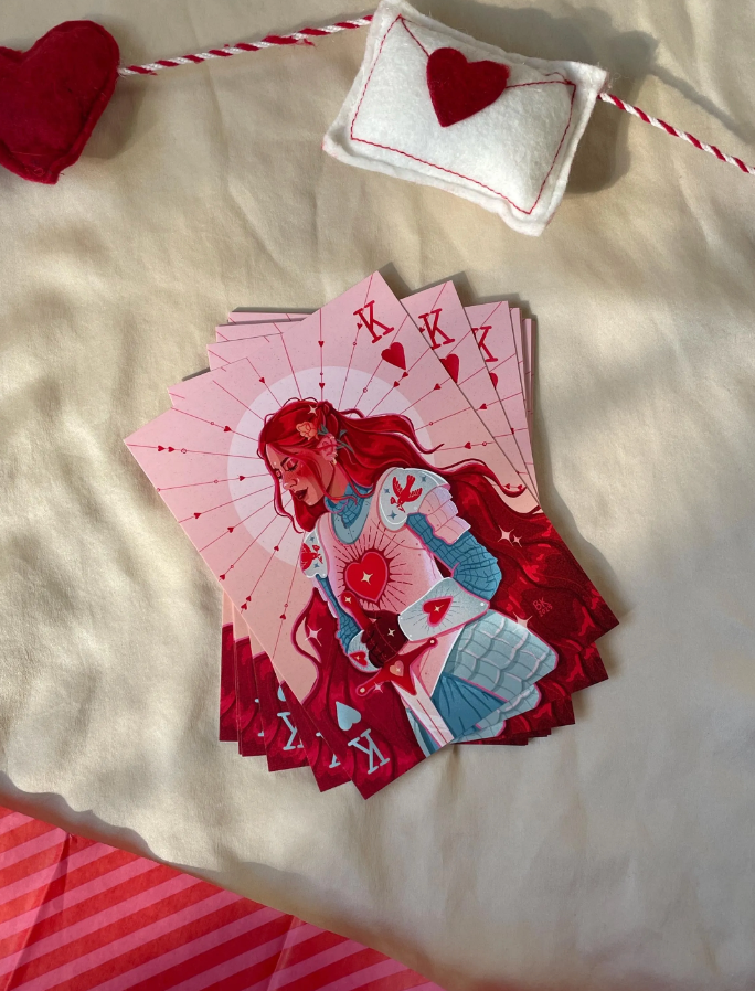 King of Hearts Print : 11x14