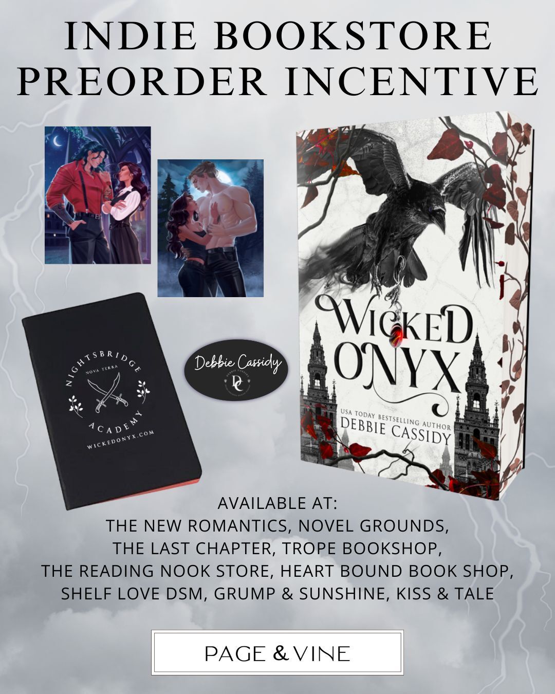 Wicked Onyx with Signed Bookplate + Swag | PRE-ORDER
