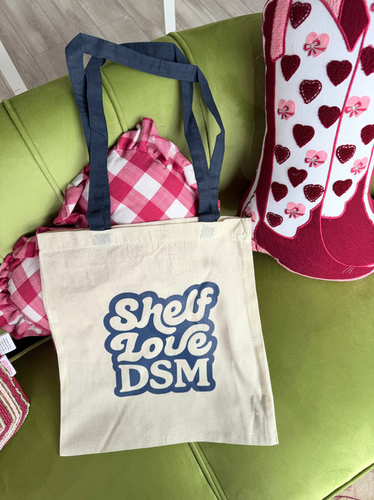 Blue Shelf Love DSM Tote