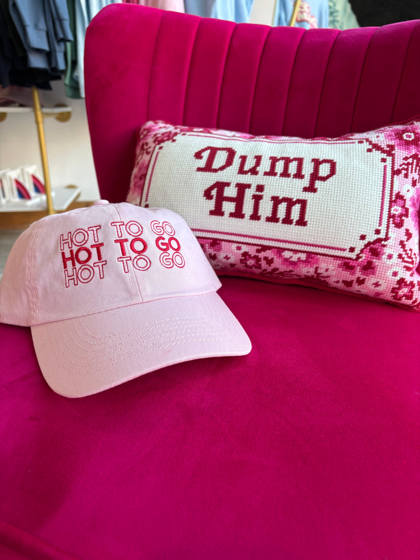 Light Pink "Hot To Go" Relaxed Fit Hat