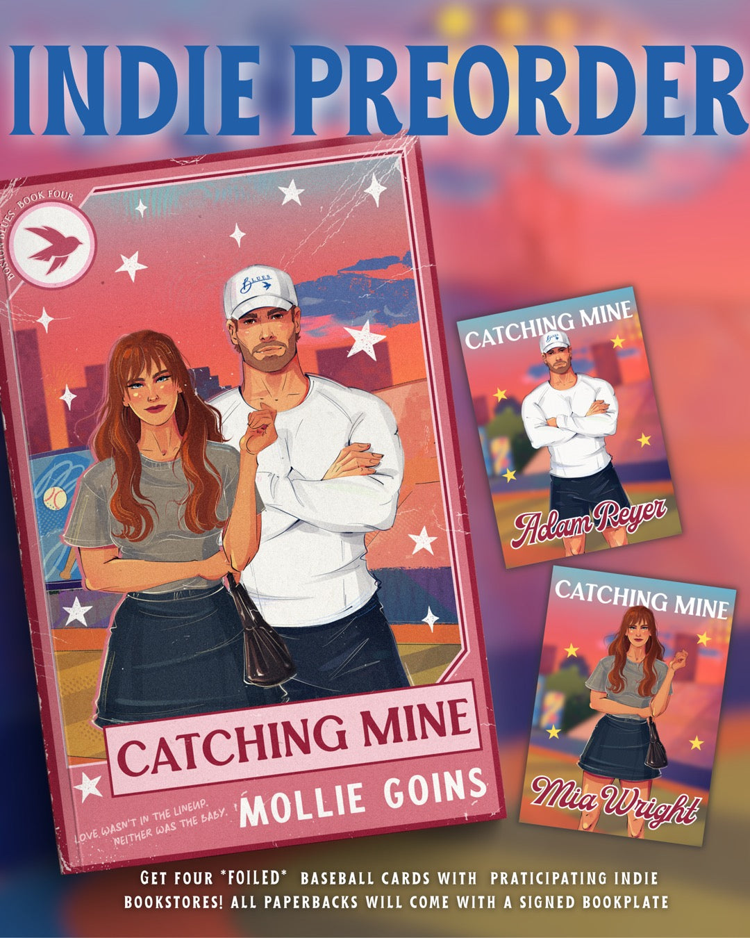 Catching Mine (Boston Blues Book 4) | PRE-ORDER WITH SWAG (released July 21, 2026)